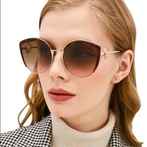 Fendi Print butterfly sunglasses